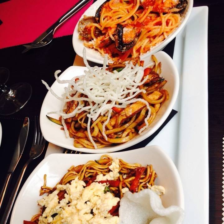 Diferentes pasta en el menú degustación - Wogaboo Coruña